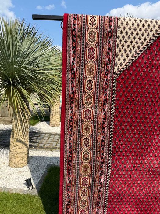 Jak nowy wełniany kaszmirowy dywan perski Indo Mir 365x255 gal 20 tyś