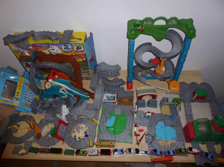 Tomek i Przyjaciele Fisher Price :Bercia, Dinozaur, Knapford, Szymek