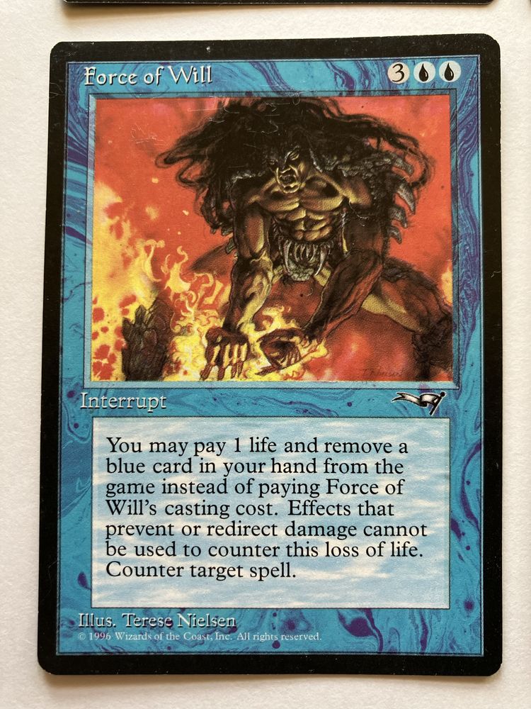 Magic the gathering , Force of will playset