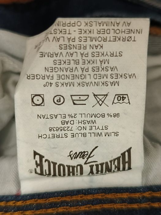 Jeansy męskie 30/32 Henry Choice