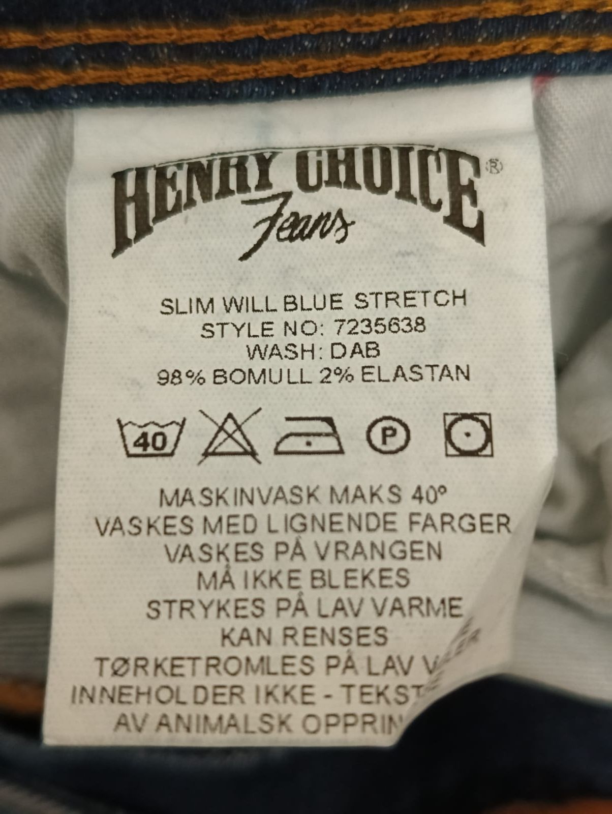 Jeansy męskie 30/32 Henry Choice