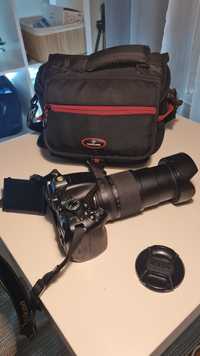Nikon d5200 + torba z ładowarką