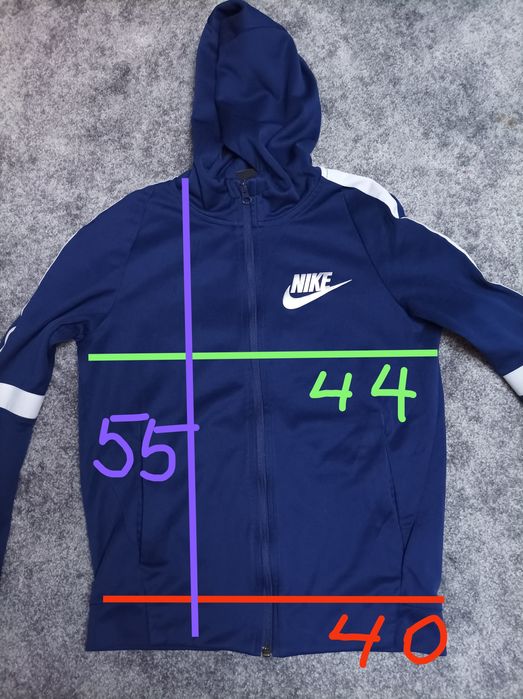 Bluza sportowa Nike 146 158 rozpinana z kapturem