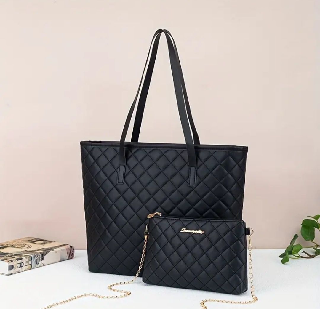 Zestaw torebek. Dwie pikowane, eleganckie torby NOWE