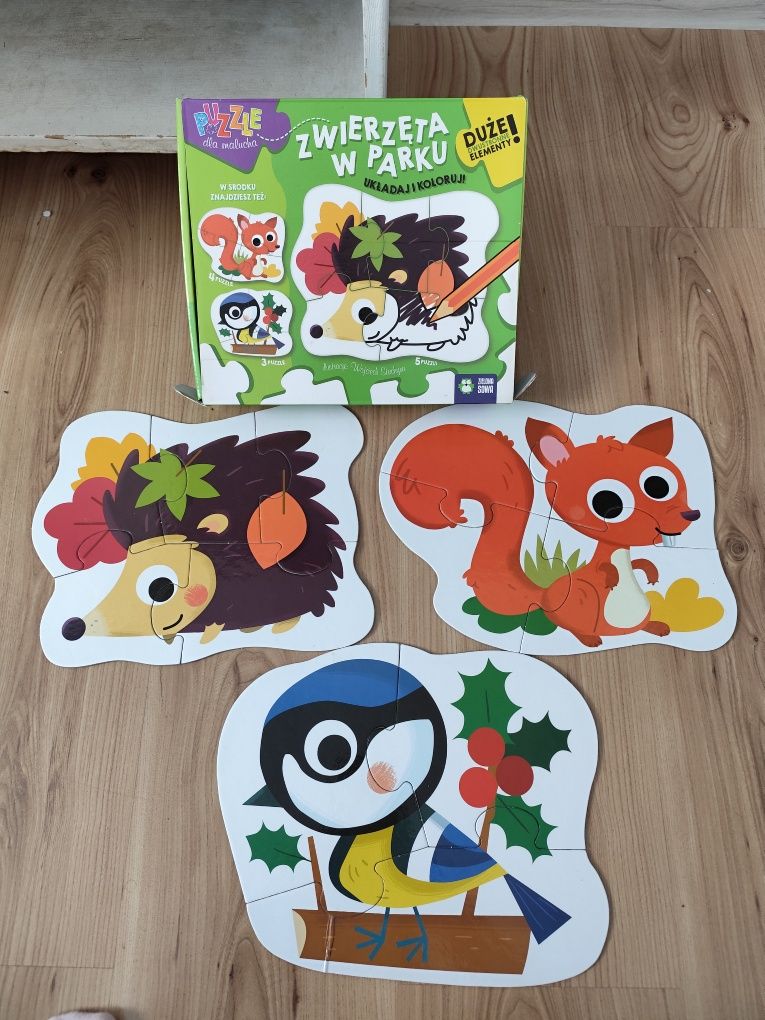 Puzzle układanki 1,5-3 lata