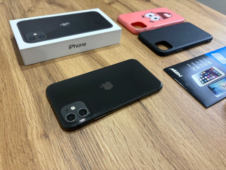 Okazja!!! Iphone 11 - Czarny ! ! Gwarancja! Kondycja Baterii 100%!