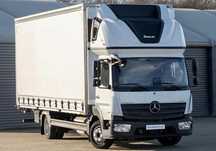 Mercedes-Benz ATEGO 821 L Plandeka 18 europalet + Winda 1000kg  kabina sypialna + webasto