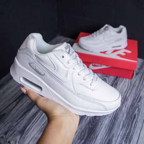 Мужские кроссовки Nike Air Max 90 White / Найк Аир Макс 90 Белые