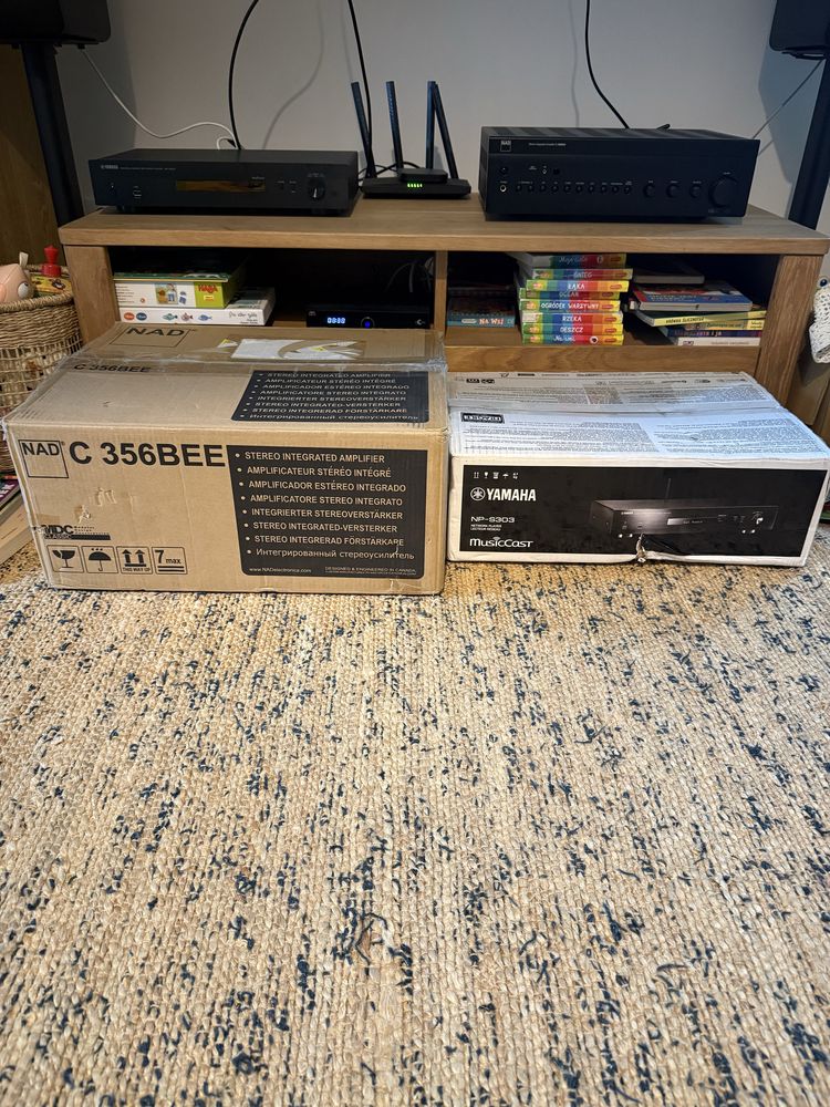 Zestaw - Wzmacniacz Nad C 356EE i Yamaha NP-S303 - Polecam