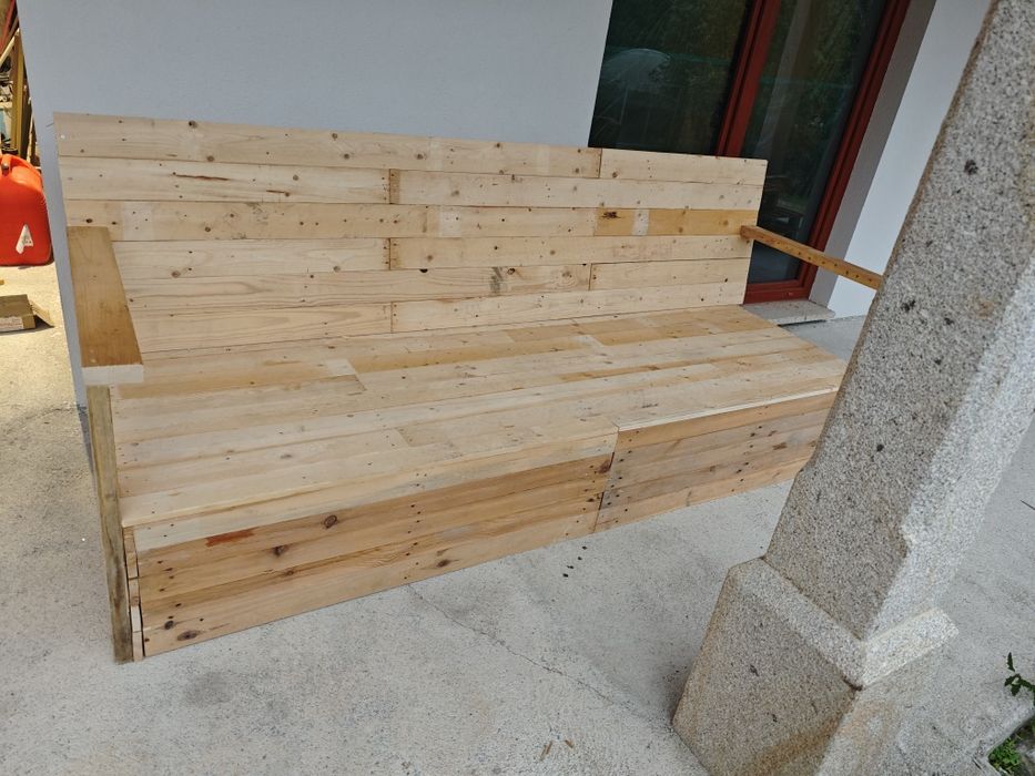 Sofá palete exterior