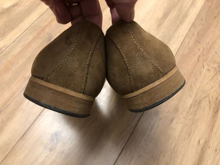 Buty zamszowe skórzane Roberto Santi 41