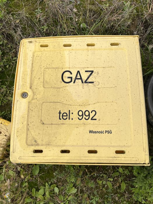 Skrzynka gazowa z postumentem obudowa licznika