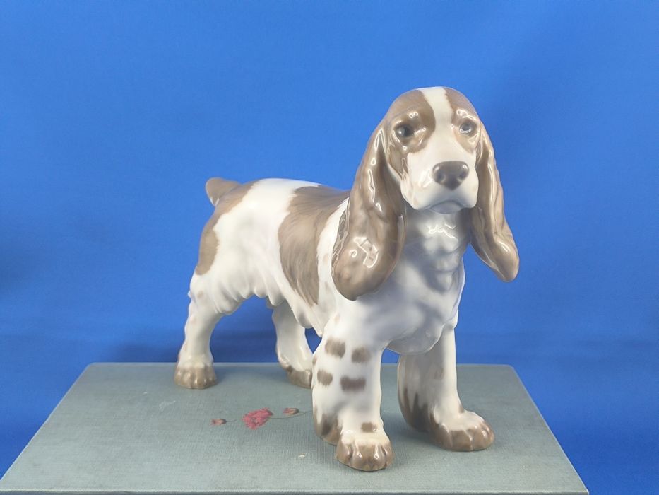 Spaniel Bing&Grondahl Kopenhaga #pies #ozdoba #dekoracja #porcelana