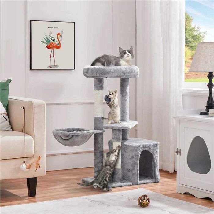 Yaheetech 61 - 100 cm Drapak Legowisko Wieża Słupek Do Drapania NrG130