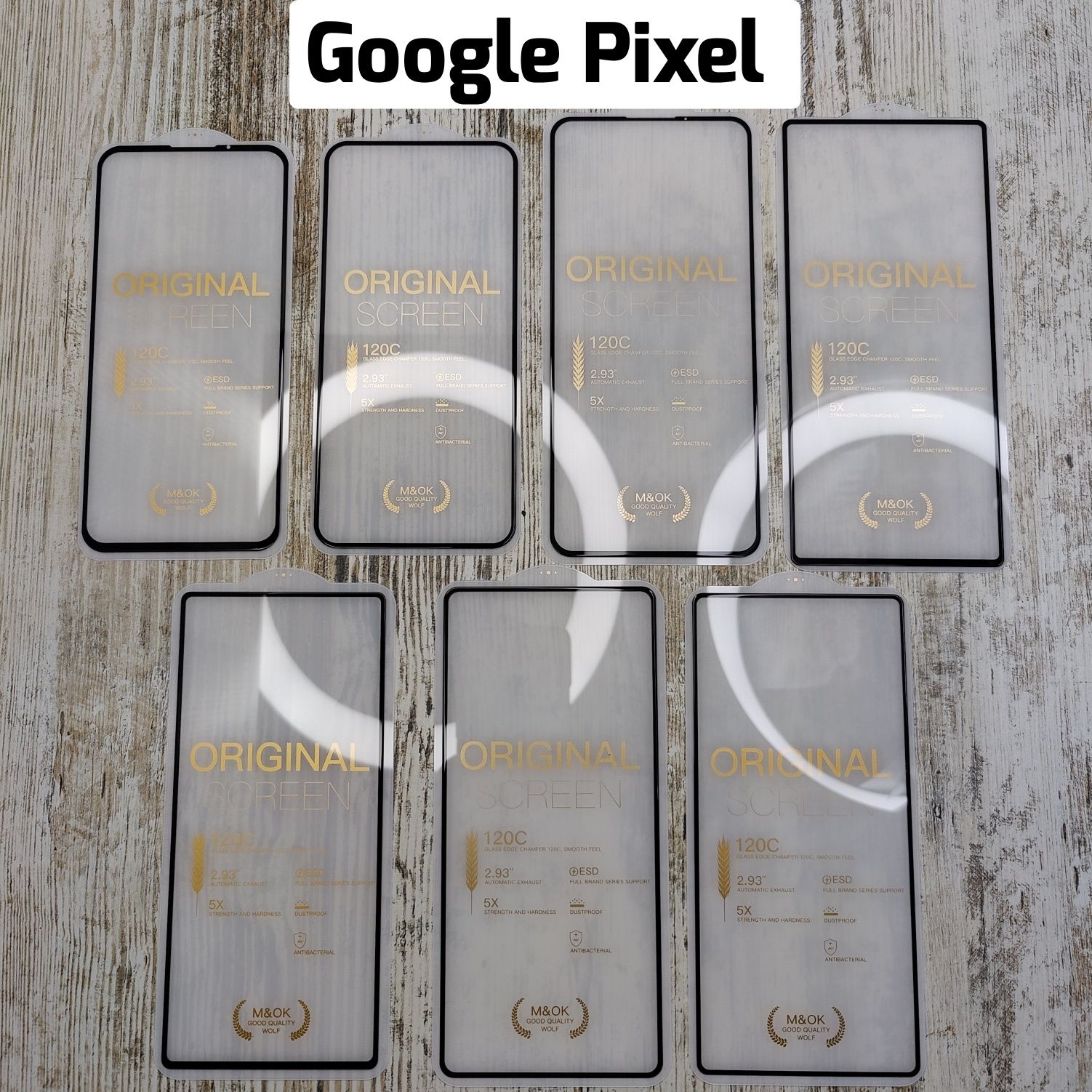 Прочное премиум стекло M&OK на Google Pixel 6/ 6A/ 5/ 5A/ 7