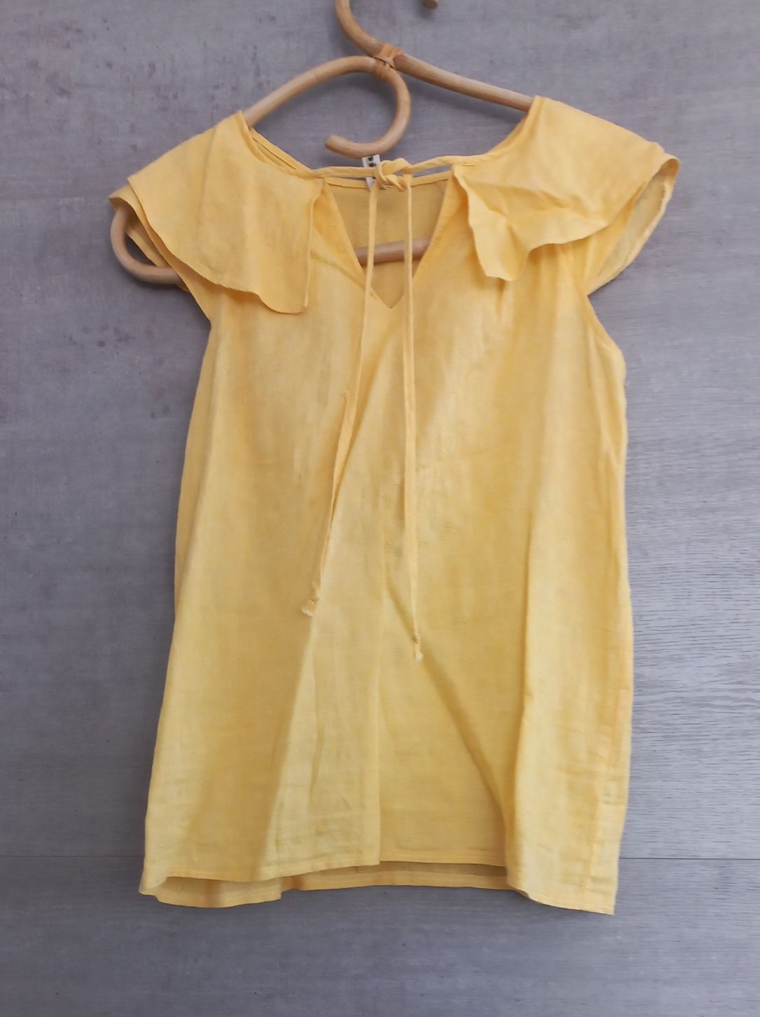 Piekna żółta bluzka firmy Damina, roz. S, stan bdb.