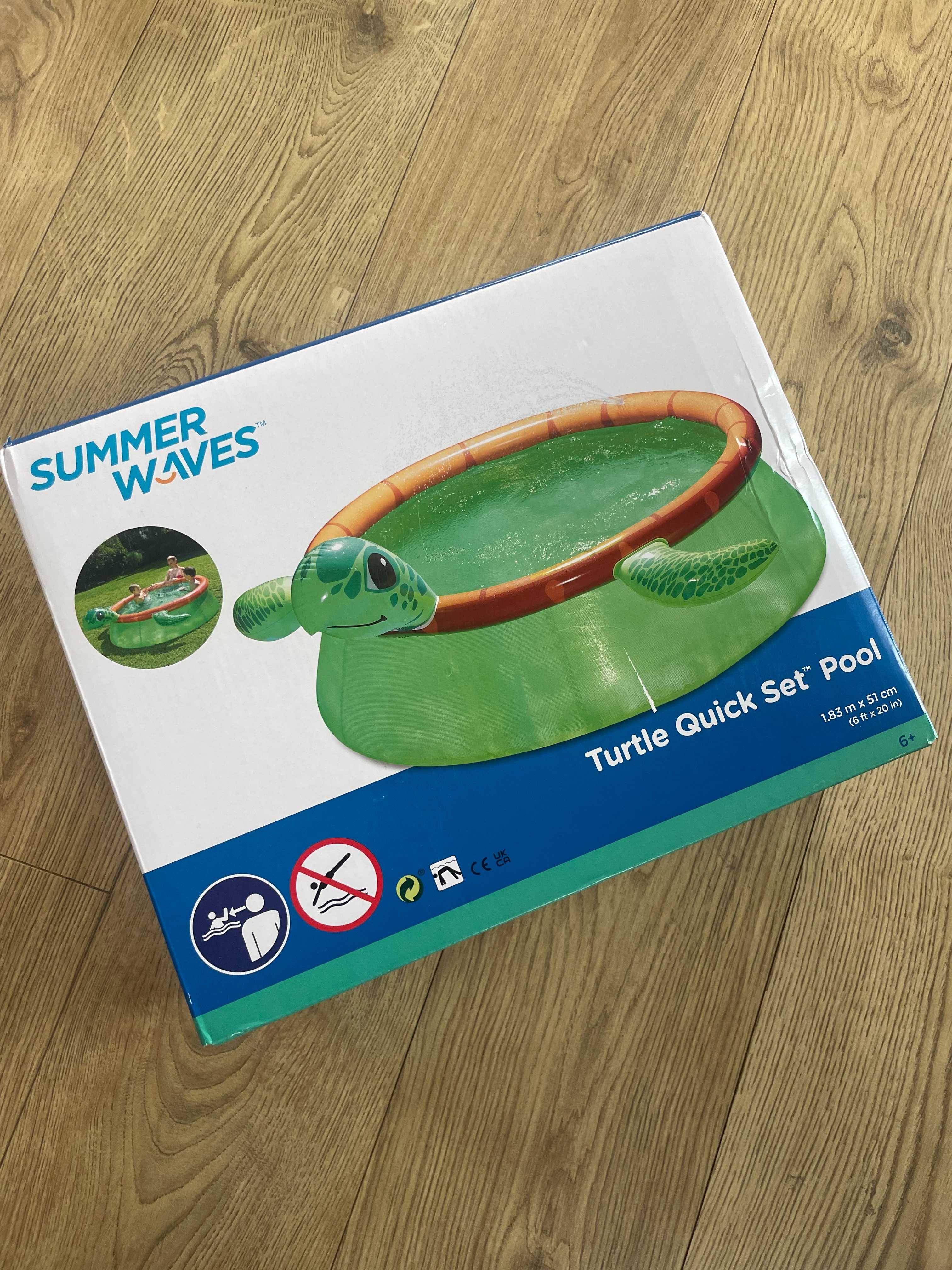 Basen żółw Summer Waves Turtle Quick Set Pool NOWY!