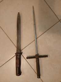 Stary bagnet i miecz