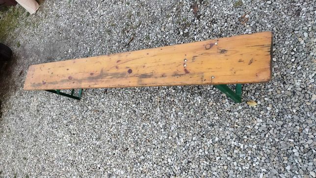Ławka Barowa Drewniana Składana 220cm