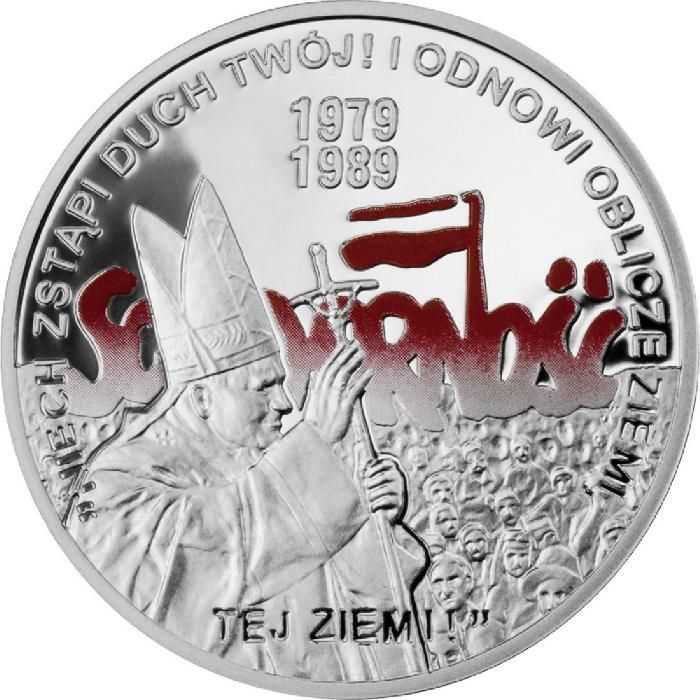 Moneta kolekcjonerska 10 zl z 2009 roku - Wybory 4 czerwca 1989 roku.