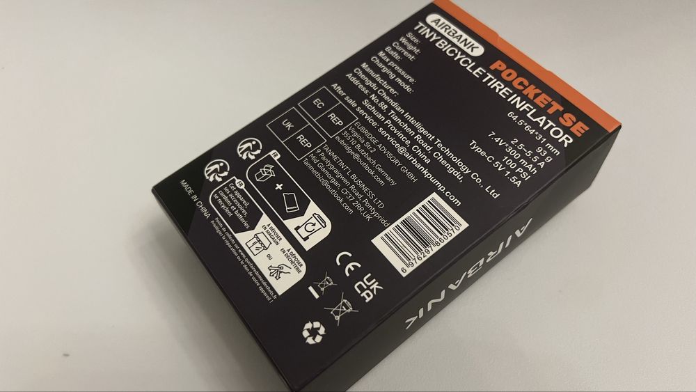 Mini compressor portátil, ideal para bicicletas - Presta e Schrader