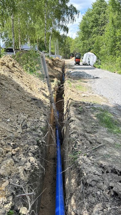 Usługi wodno-kanalizacyjne i gazowe | Wykopy