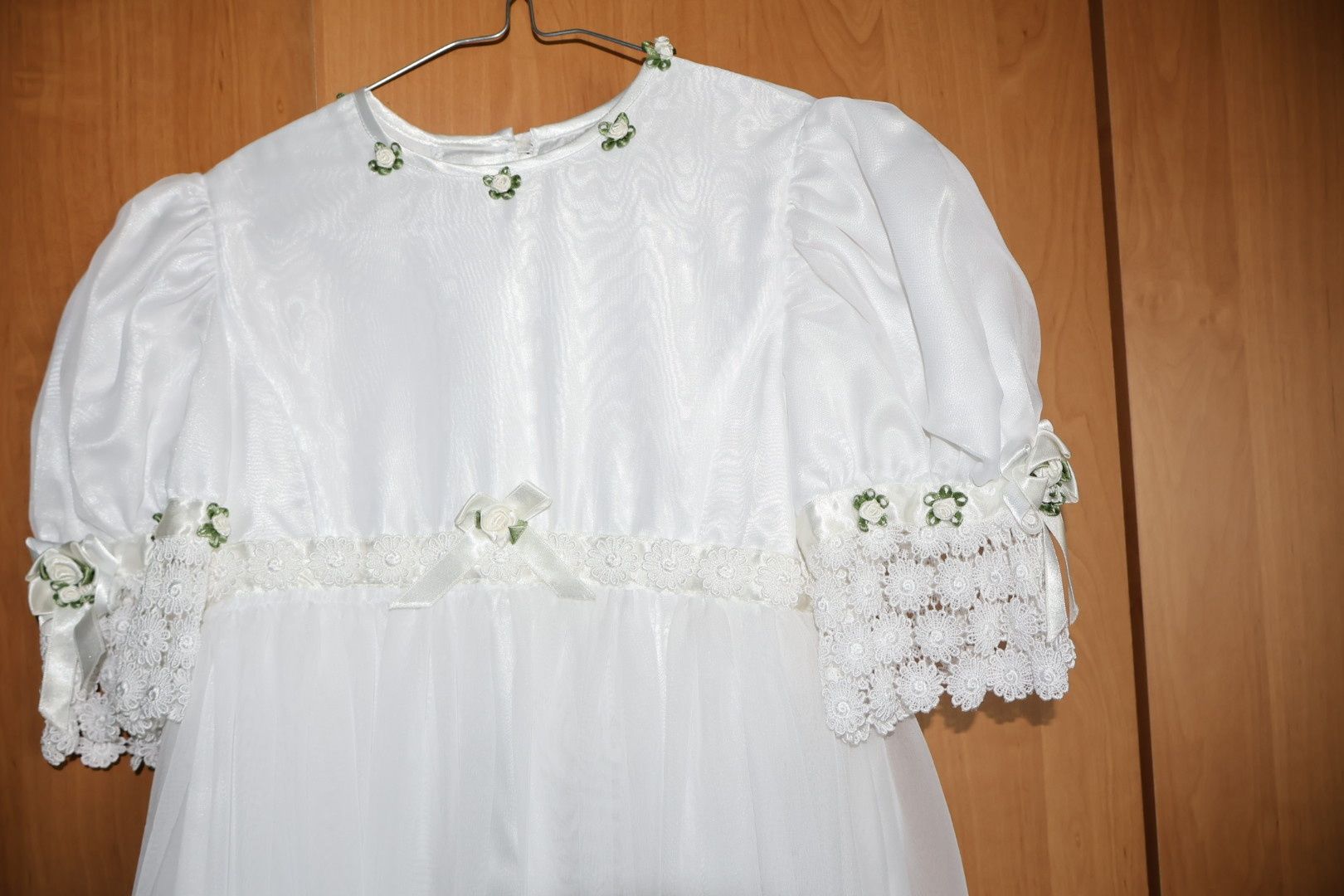 Sukienka w stylu BOHO biała/ ecrue