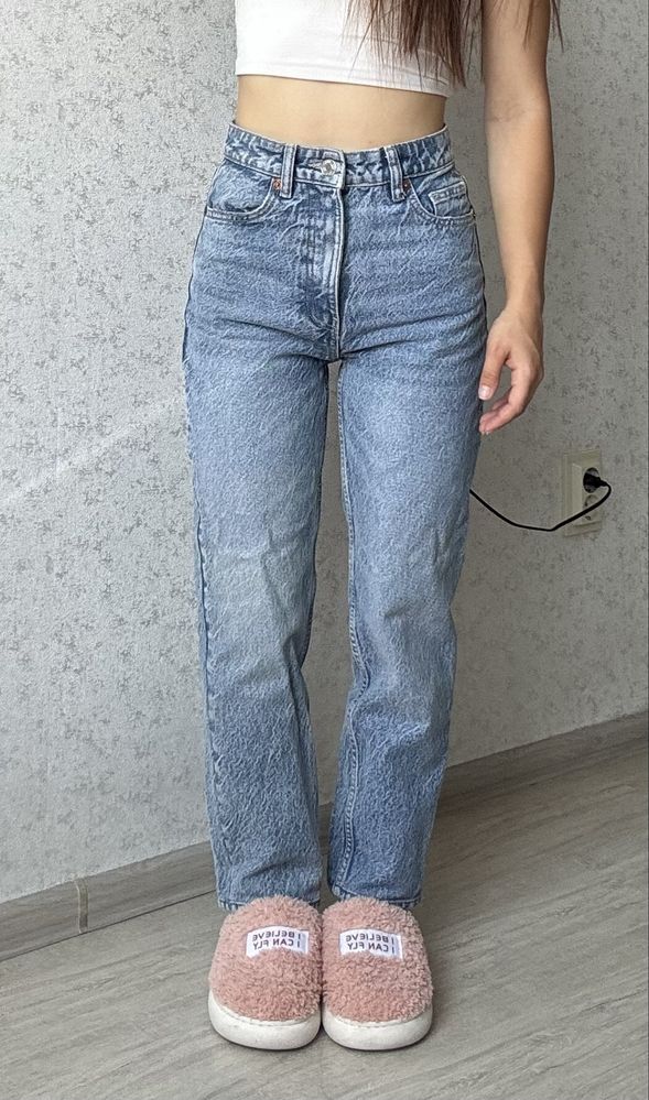 сині джинси zara