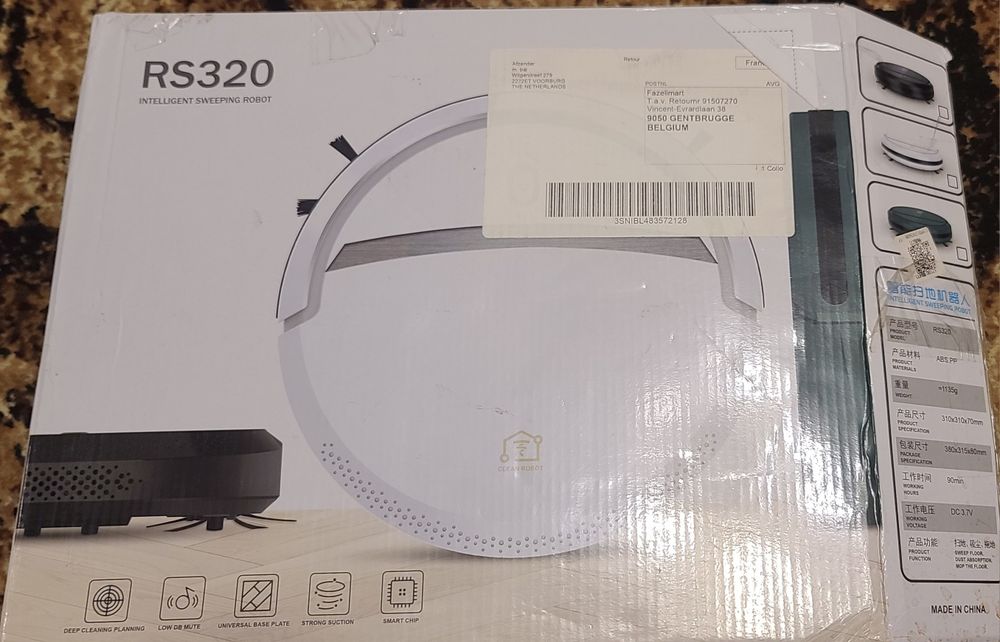 Робот пилосос підмітальник RS320