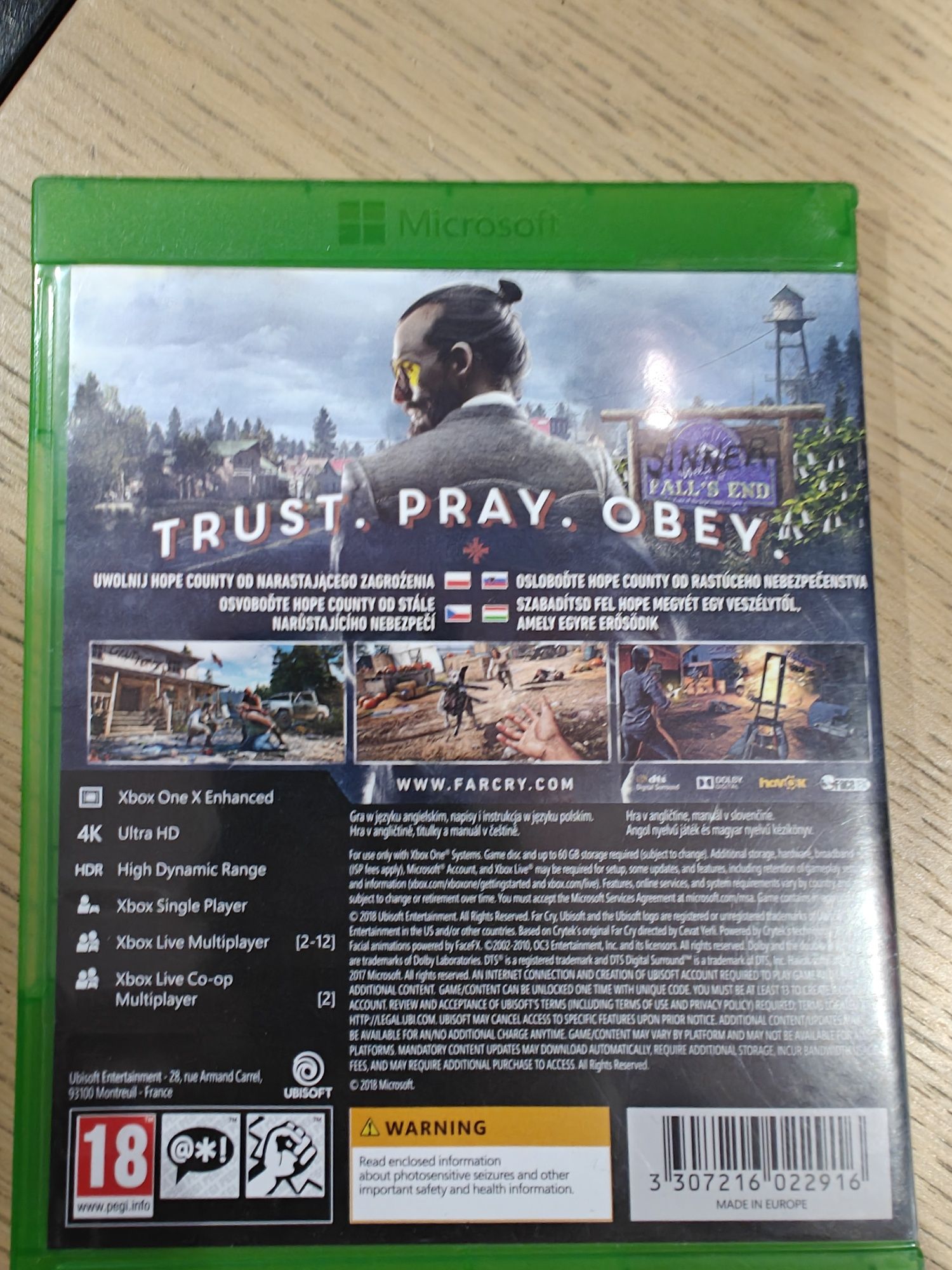 Gra Far Cry 5 Xbox One 4K HDR