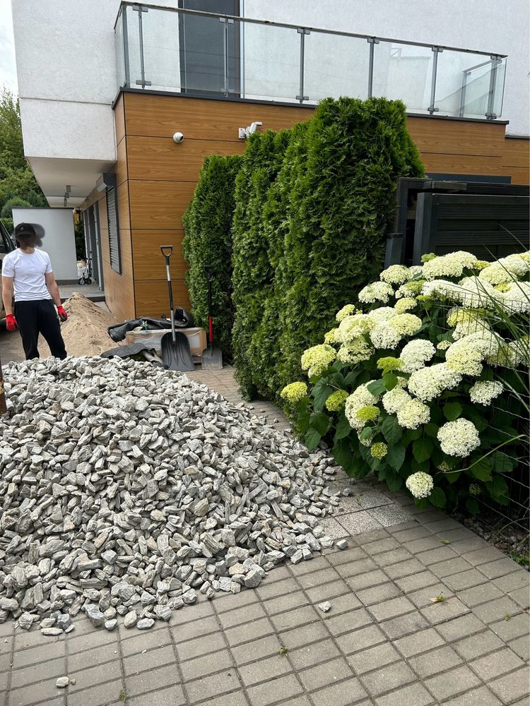 KORA KAMIENNA 11, 32 Płukana BIGBAG Grys Gnejs Łupek Drzewiasty Żwir