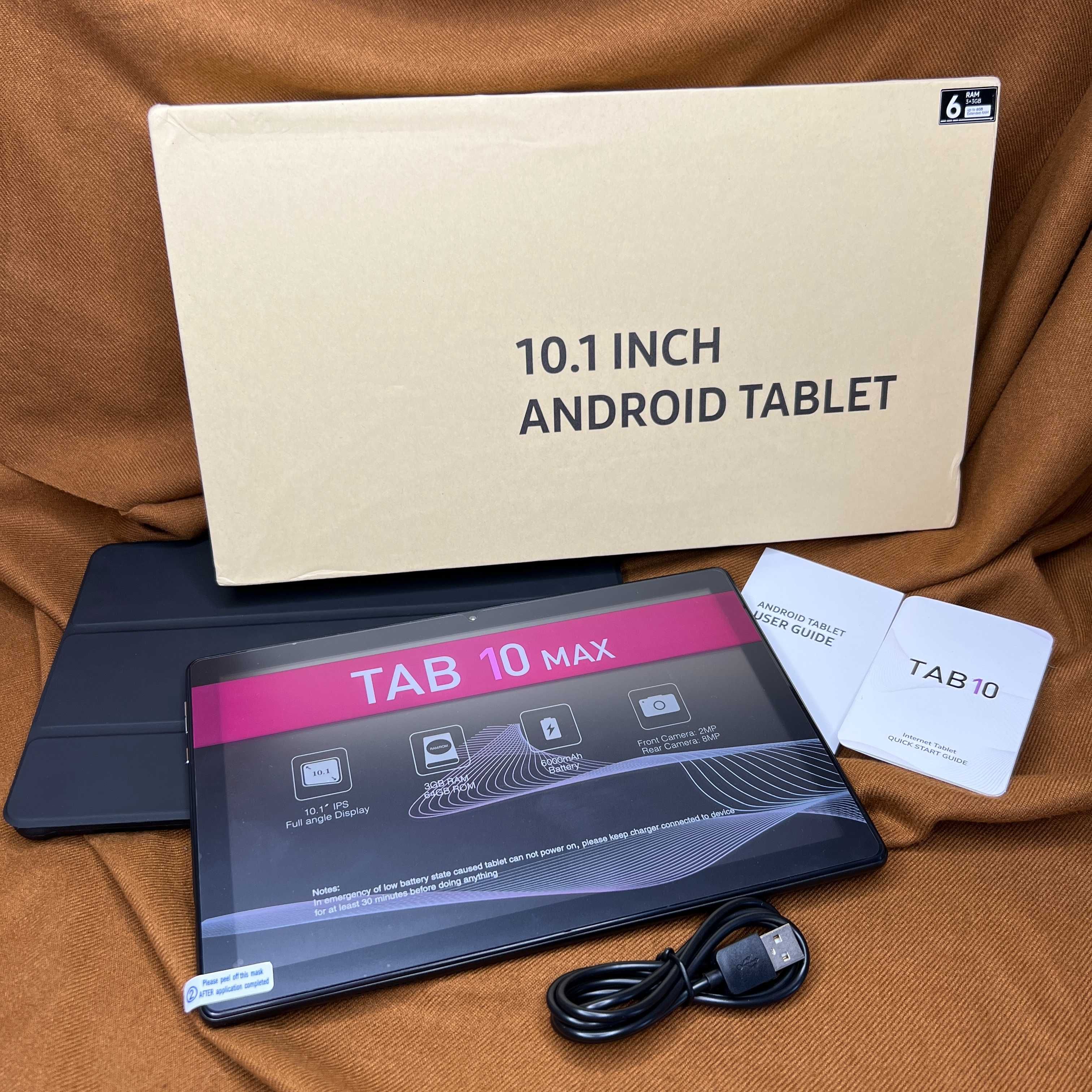 10.1 дюймовий Планшет FitiFun Tab 10 Max 6000 mAh 6/64Gb 2.0 Ггц