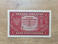 1 marka 1919r CT 1 marka polska 1919r seria CT wysokość 2,25mm