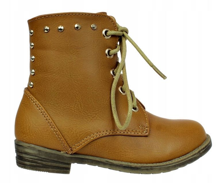 Rozmiar: 20 Botki Buty Kozaki Dziecięce Camel Zamek 5519