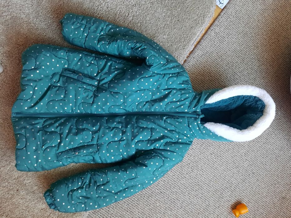 Kurtka zimowa dla dziewczynki 128