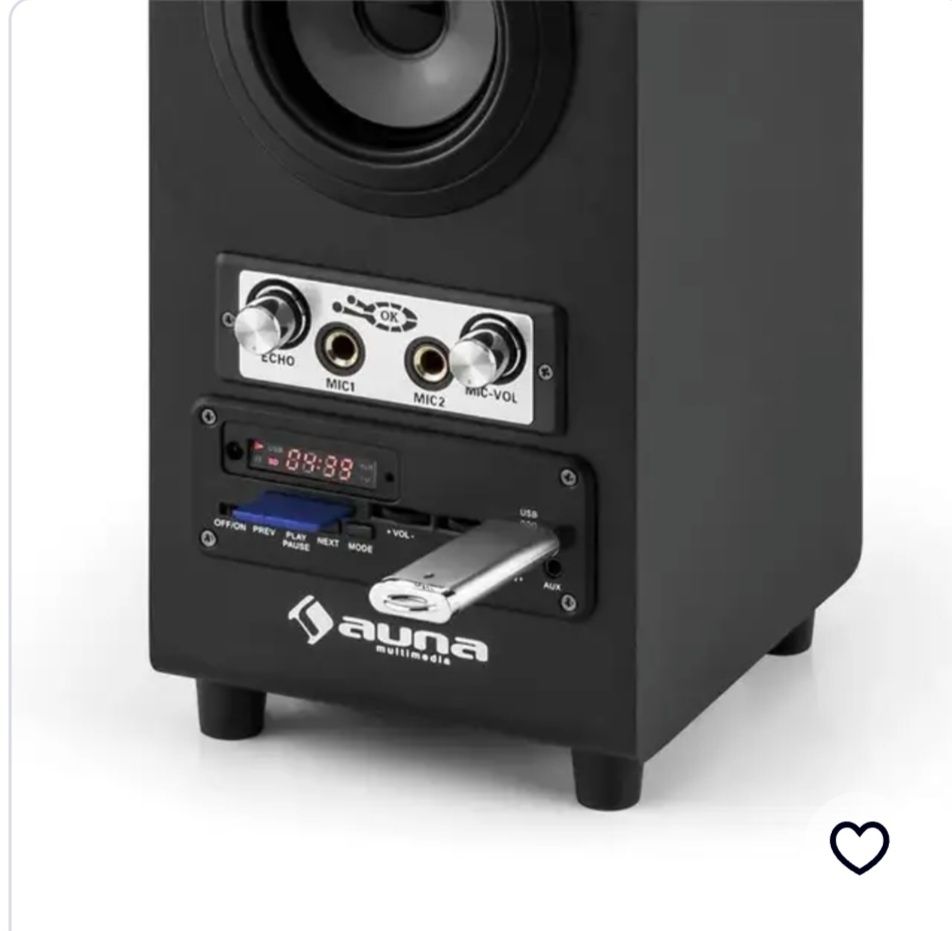 Bluetooth-колонка Auna DiscoStar Black 2.1 (10028847) портативный