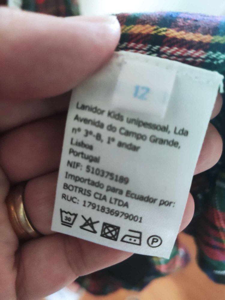Vestido para menina