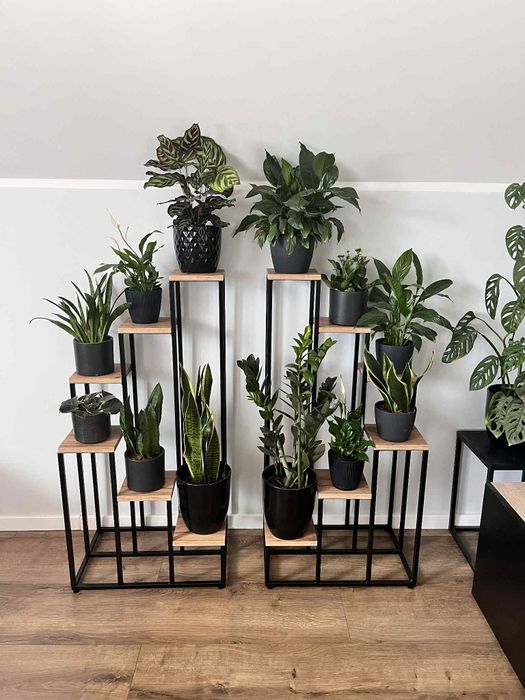 Kwietnik Stojący - Stojak na Kwiaty 4-12 poziomów RÓŻNE RODZAJE