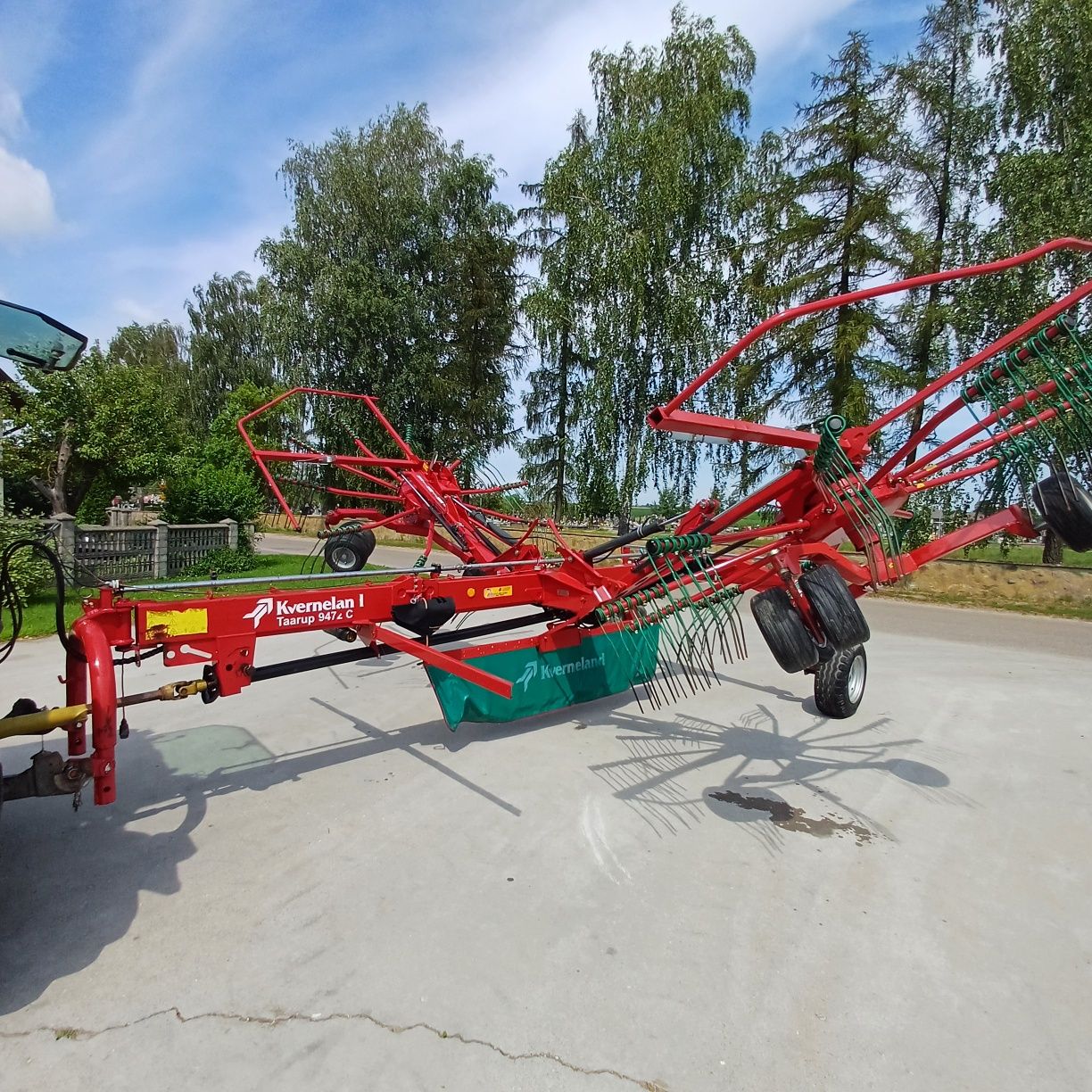 Zgrabiarka zamiana  kverneland 9472c umowa kupna 2016r krone pottinger