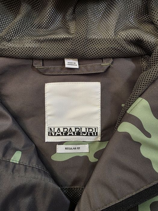 Kurtka męska NAPAPIJRI GREEN wiatroszczelna L