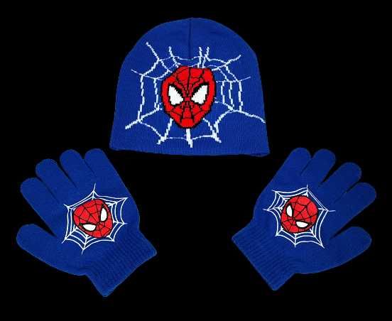 Czapka zimowa + Rękawiczki Spider-Man Marvel