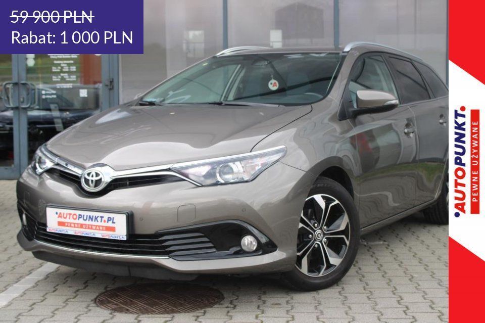 Toyota Auris Comfort, 2017r. Salon PL, Kamera, Czujniki, Bluetooth, I właściciel