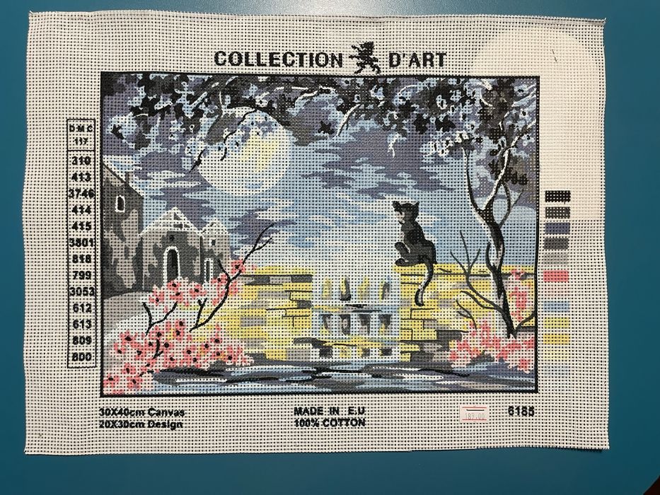 Вышивка канва с рисунком