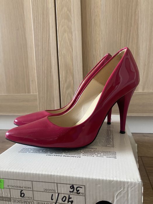 Szpilki Gianmarco r. 36 kolor fuksja