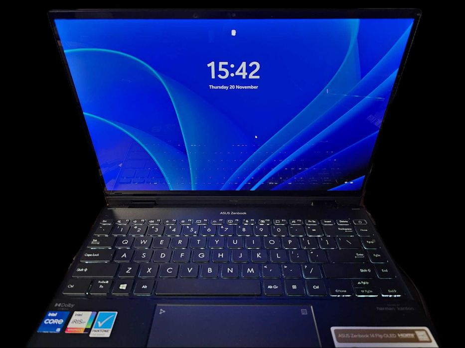 Laptop ASUS ZenBook Flip tablet 14" OLED i5-12500H 16GB RAM 1TB SSD