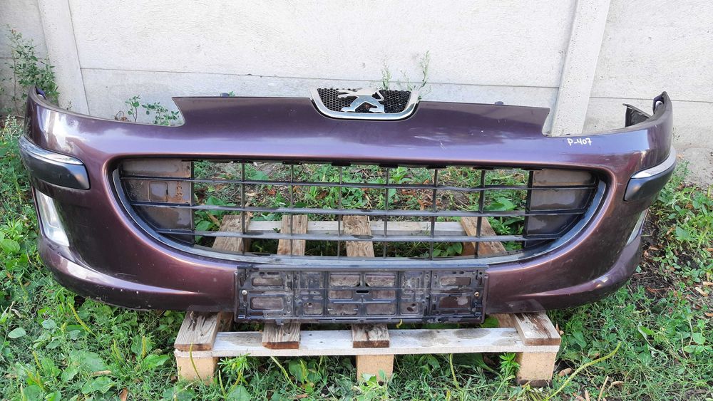 lak KKCD Peugeot 407 zderzak przedni przód do montażu