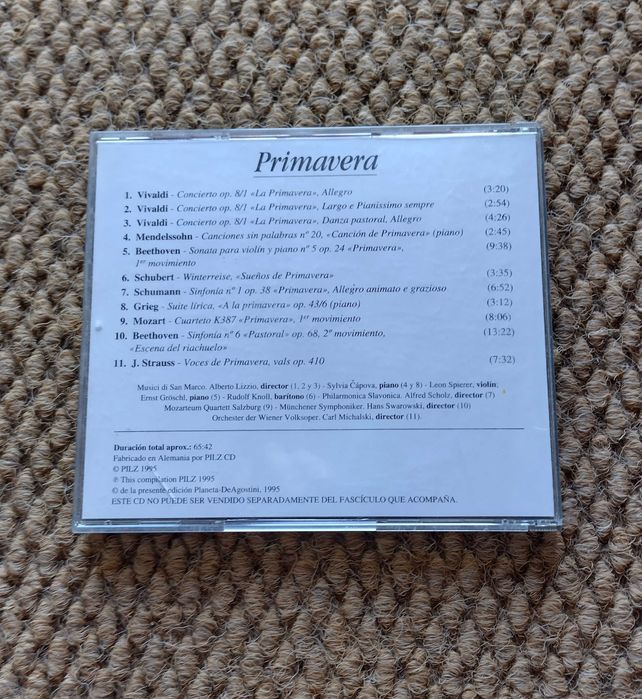 CD - Clássicos Inolvidables - Primavera