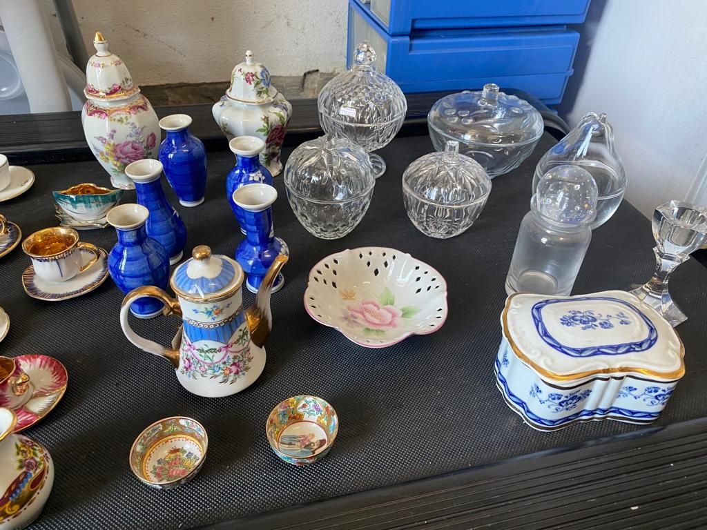 Limoges e porcelanas : lote 35 peças
