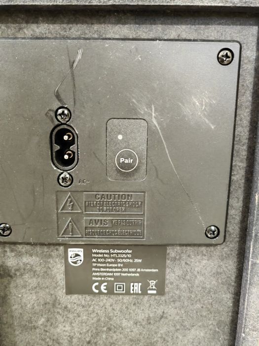 Subwoofer bezprzewodowy Philips HTL3325/10