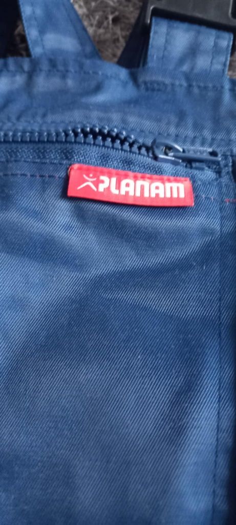 Spodnie na szelkach, ogrodniczki ocieplane, Planam,r. XL